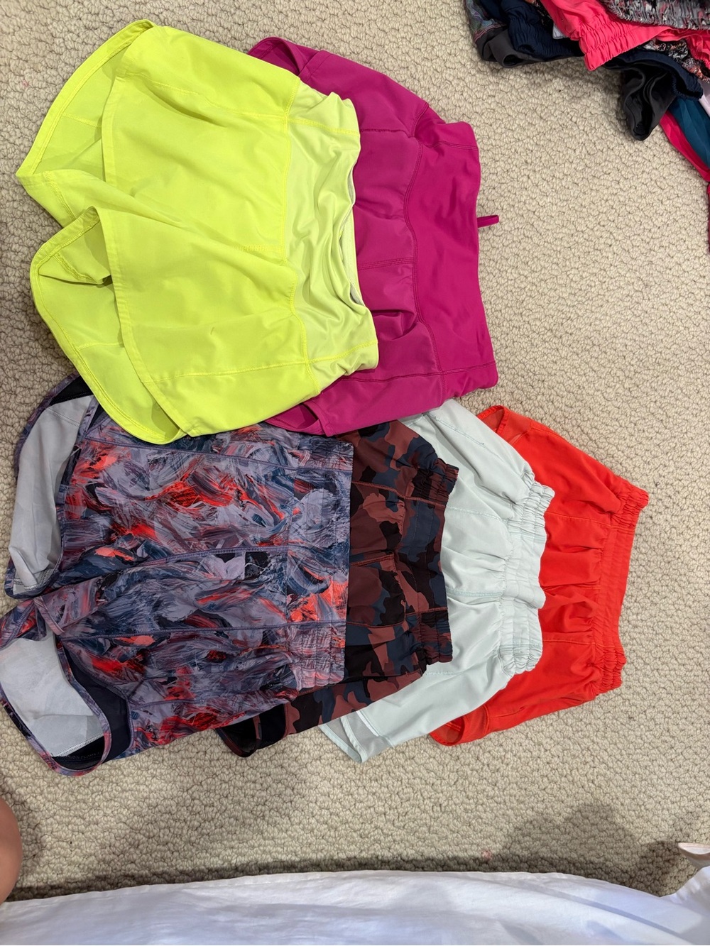 lululemon 4 inch shorts